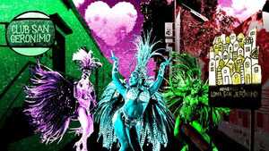 En Loma San Jerónimo celebran el Día de los Enamorados con mucho carnaval