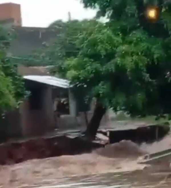 Niño fue arrastrado por el raudal en Tayazuape - San Lorenzo Hoy