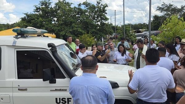 Paso Horqueta recibe su primera ambulancia - Concepción al Día