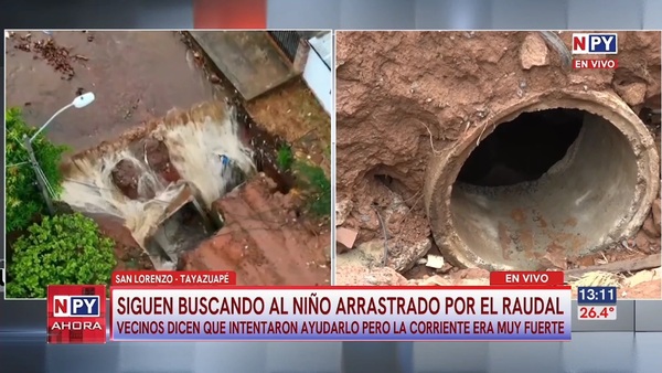 “Mi país es una mierda": Habló el papá del niño arrastrado por un raudal en San Lorenzo  - Concepción al Día