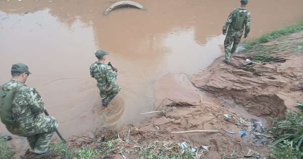 La Nación / Efectivos militares se unieron a la tarea de búsqueda del pequeño Tobías