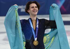 Mikhail Shaidorov sorprende a todos y gana el oro masculino en patinaje artístico  - Polideportivo - ABC Color