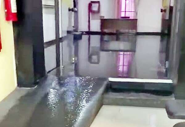 Video: Bachi pesca por licitación, mientras lluvia “a chorros” inunda Diputados - Política - ABC Color