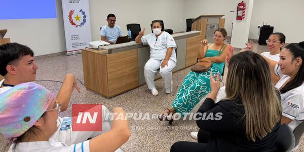 FUNCIONARIOS DEL HGI SE CAPACITAN EN LENGUA DE SEÑAS PARAGUAYA