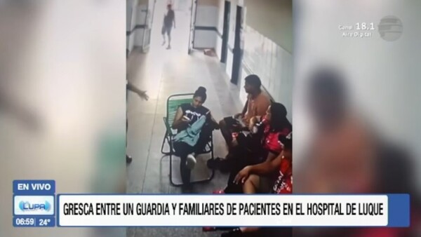 Gresca en el Hospital de Luque por silla en el pasillo