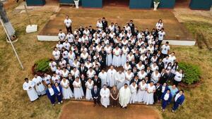 Gran boda comunitaria: Se juraron amor en la previa de San Valentín
