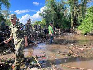 Sigue sin resultados la búsqueda de Tobías, el niño arrastrado por un raudal  - Nacionales - ABC Color