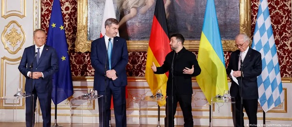 Zelenski agradece a aliados de Ucrania tras recibir galardón - ADN Digital