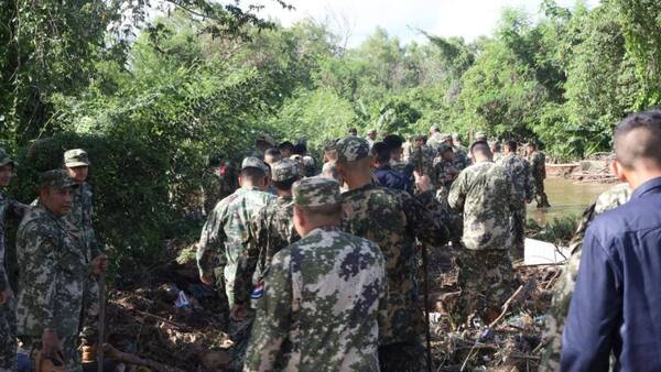 Se cumplen 48 horas de la búsqueda del niño arrastrado por el raudal en San Lorenzo