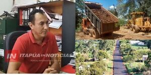 ALBORADA INTENSIFICA REPARACIÓN DE CAMINOS DE CARA A LA COSECHA Y AL RALLY