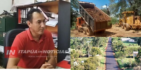 ALBORADA INTENSIFICA REPARACIÓN DE CAMINOS DE CARA A LA COSECHA Y AL RALLY