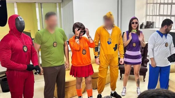 Video: Policías disfrazados de Scooby-Doo detienen a ladrones de celulares en Brasil