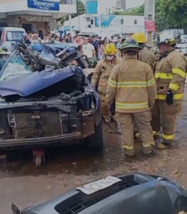 Video: grave accidente de tránsito sobre la avenida Mariscal López   - Nacionales - ABC Color