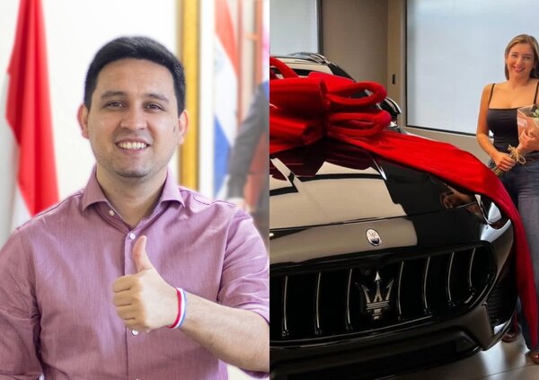 Compra de lujo genera polémica: exministro regaló a su esposa un Maserati Grecale valuado en más de USD 100.000