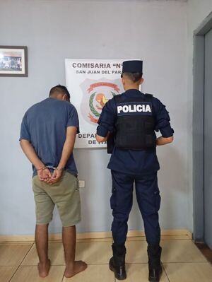 Joven de 21 años detenido tras intento de robo en San Juan del Paraná