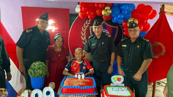 Itakyry celebra los 109 años de un héroe viviente de la Guerra del Chaco