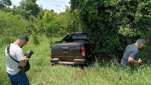 Hallan en Alto Verá la camioneta de Félix Kanazawa