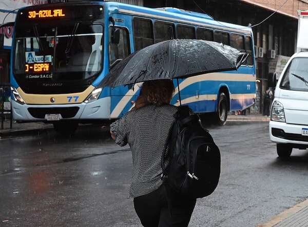 Los seis departamentos en área de tormentas para las próximas horas - Clima - ABC Color