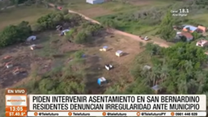 Piden intervenir asentamiento en San Bernardino