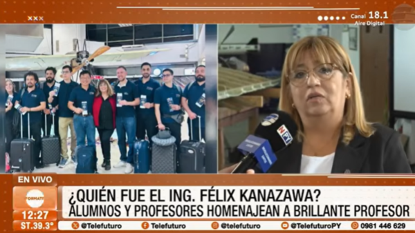 Alumnos y profesores homenajean a brillante profesor Félix Kanazawa