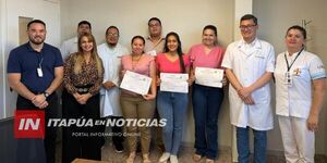 FUNCIONARIOS DEL HGI DISTINGUIDOS POR ACTO DE SOLIDARIDAD