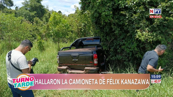 Hallaron la camioneta de Félix Kanazawa, hecho que podría aportar pistas clave