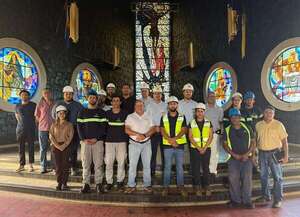 Informe sobre daños en la Catedral San Blas estaría listo en 15 días  - ABC en el Este - ABC Color