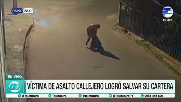 Capiatá: Mujer resiste feroz asalto y evita el robo de su cartera