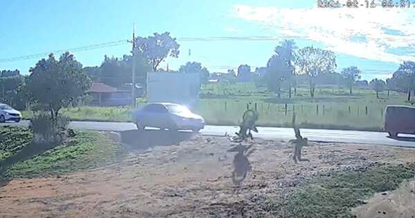 Diario HOY | Niño en moto sufre aparatoso accidente tras maniobra imprudente en Vaquería