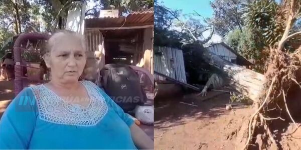 TEMPORAL ARRASA VIVIENDA EN MAYOR OTAÑO