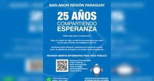 Diario HOY | Grupos de Familia Nar-Anon celebran 25 años de presencia en Paraguay