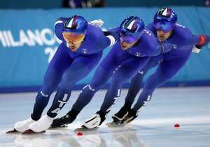 Italia se baña en oro en la persecución por equipos masculina  - Polideportivo - ABC Color