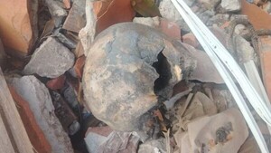 Hallan un cráneo presumiblemente humano en un baldío de Minga Guazú