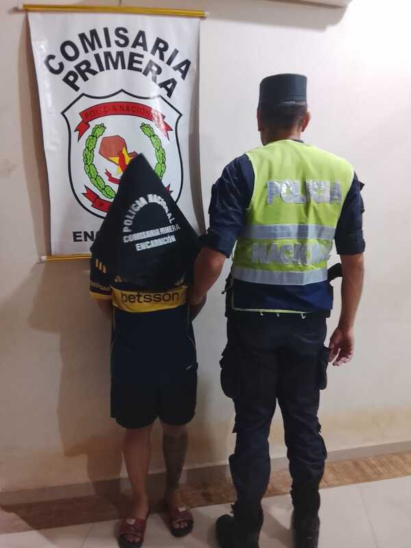 Aprehenden a joven por presunta violencia familiar en Encarnación