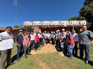 Palada inicial para mejorar el Centro de Salud de Loreto - Concepción al Día