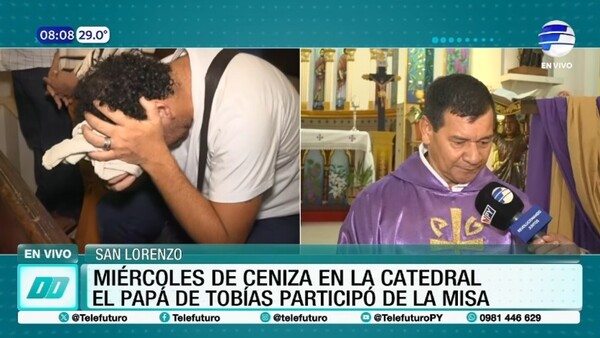 Padre de Tobías clama por su hijo en la Catedral de San Lorenzo