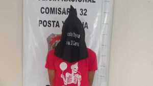 Detuvieron a delincuente que golpeó brutalmente a una joven en intento de asalto