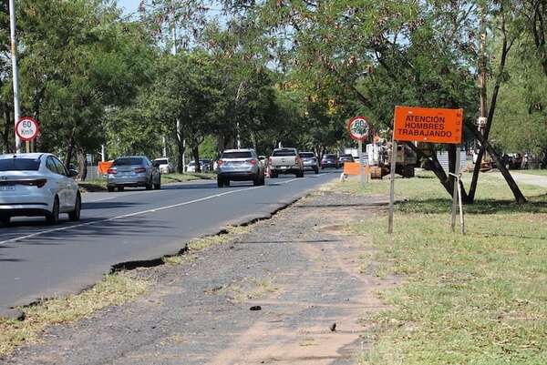 Desvíos temporales por obras de drenaje en el corredor vial Las Residentas  - Nacionales - ABC Color