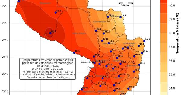 La Nación / ¿Paraguay es el lugar más caliente del mundo?
