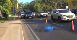 La Nación / Peatón muere tras ser arrollado por una moto sobre la avenida Mariscal López