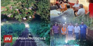 HOHENAU AVANZA CON NUEVOS CAMINOS EMPEDRADOS