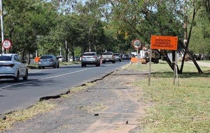 Aplican desvíos por obras en Luque
