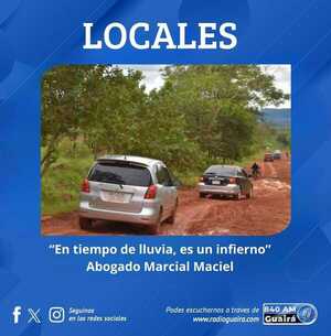 ESPERANZA Y FRUSTRACIÓN POR EL ASFALTADO DEL TRAMO BORJA–MBUYAPEY