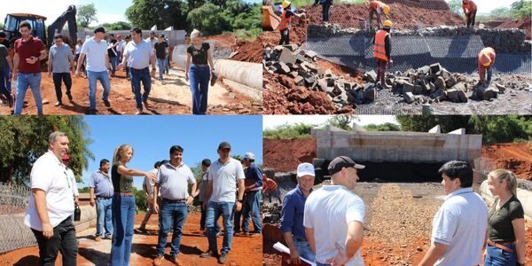DIRECTOR DE LA EBY VERIFICA AVANCE DE OBRAS DE VIADUCTO EN CAMBYRETÁ, CLAVE PARA LA CONECTIVIDAD Y EL NUEVO TRAZADO FERROVIARIO