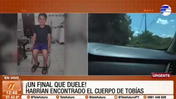 ¡Triste final! Hallan cuerpo que pertenecería a Tobías