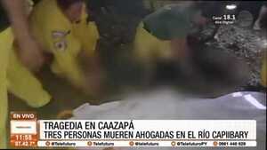 Tragedia en Caazapá: embarazada, su hijo y una joven mueren ahogados