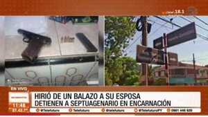Hirió de un balazo a su esposa en Encarnación