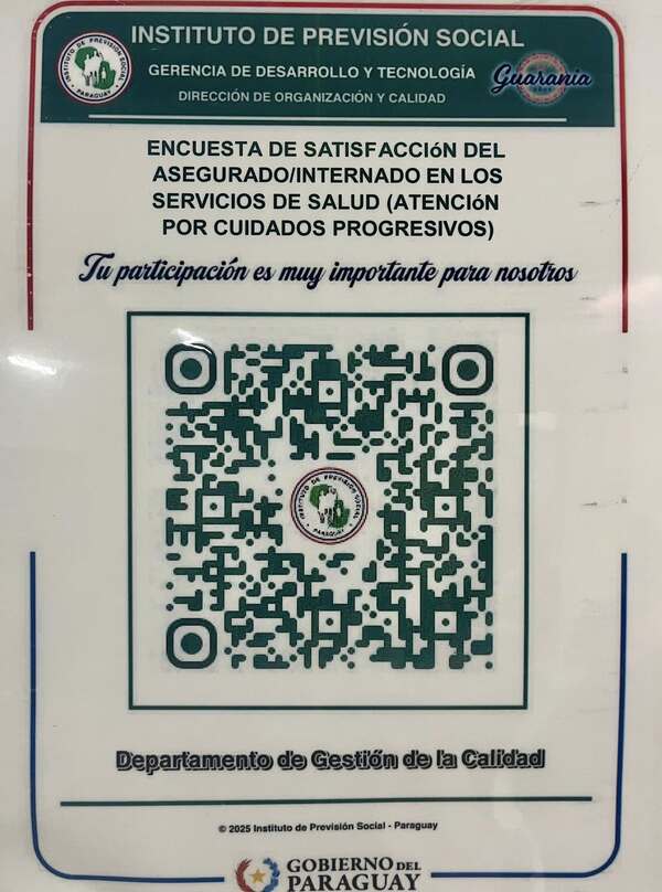 IPS Encarnación habilita encuesta de satisfacción para fortalecer la atención médica