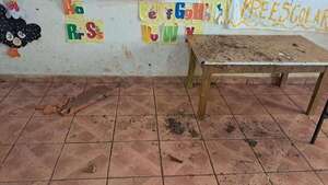Pésimo estado de escuela de Ciudad del Este a días del inicio de clases   - ABC en el Este - ABC Color
