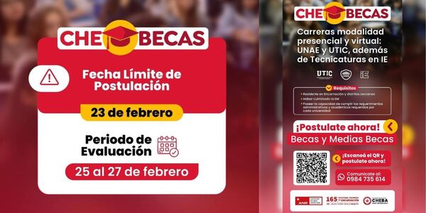 SECCIONAL COLORADA HABILITA 300 BECAS PARA ESTUDIOS SUPERIORES EN ENCARNACIÓN